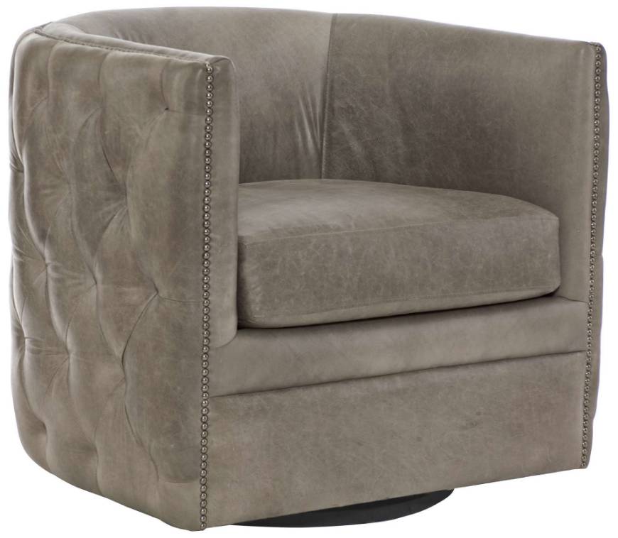 Picture of PALAZZO LEATHER SWIVEL CHAIR
