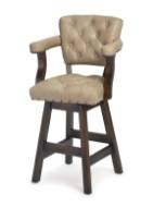 Picture of CLINT TUFTED SWIVEL BAR STOOL