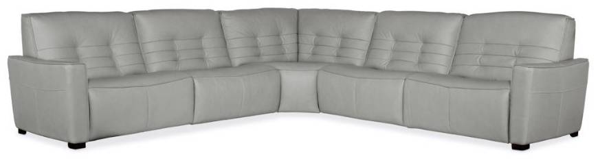 Picture of Reaux 5-Piece Sectional w/3 Power Recliners      