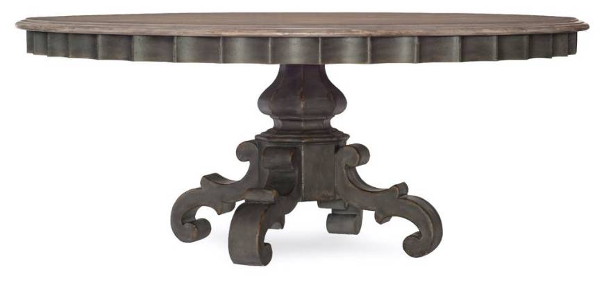 Picture of 72in Round Pedestal Dining Table       