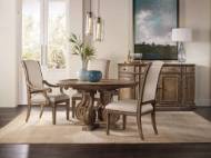 Picture of 54in Pedestal Dining Table w/1-20in Leaf      