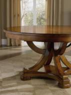 Picture of 60in Round Pedestal Dining Table w/1-18in Leaf     