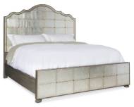 Picture of California King Mirrored Panel Bed       