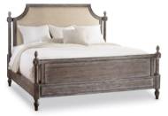 Picture of King Upholstered Poster Bed-Fabric        