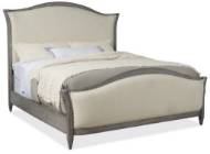 Picture of Queen Upholstered Bed- Speckled Gray       