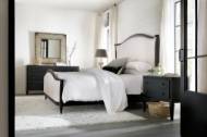Picture of Cal King Upholstered Bed- Black       