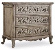 Picture of Three-Drawer Fretwork Nightstand         