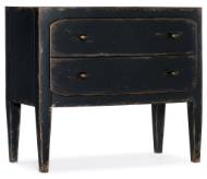 Picture of Two-Drawer Nightstand- Black         