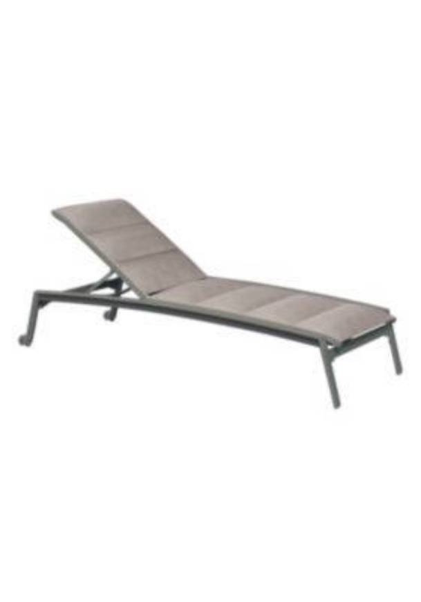 Picture of ELANCE PADDED SLING CHAISE LOUNGE WITH WHEELS