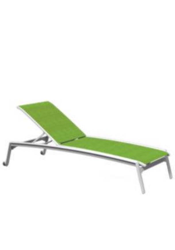 Picture of ELANCE RELAXED SLING CHAISE LOUNGE WITH WHEELS