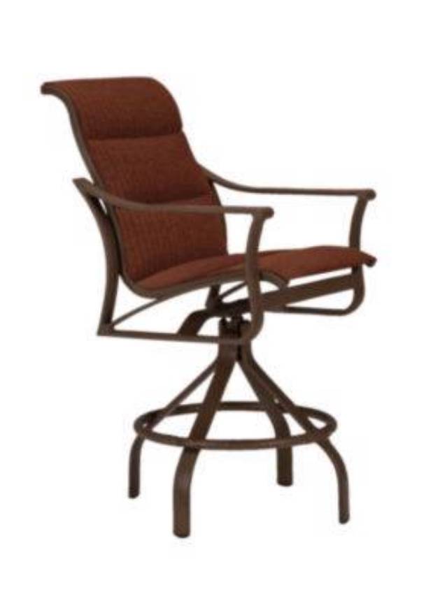 Picture of CORSICA PADDED SLING SWIVEL BAR STOOL
