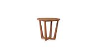 Picture of TEAK 24" ROUND SLED BASE END TABLE