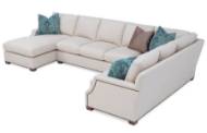 Picture of DAKOTA 3PC SECTIONAL (WITH DECORATIVE NAILS)
