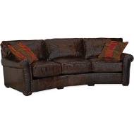 Picture of L7117-33 LEATHER WEDGE SOFA