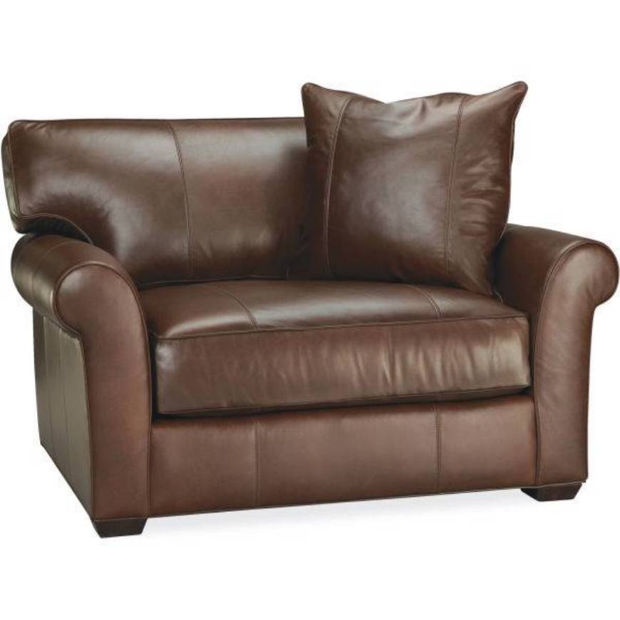 Picture of L7117-16 LEATHER CHAIR-AND-A-HALF