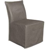 Picture of LS1747-01C LEATHER SLIPCOVERED DINING CHAIR