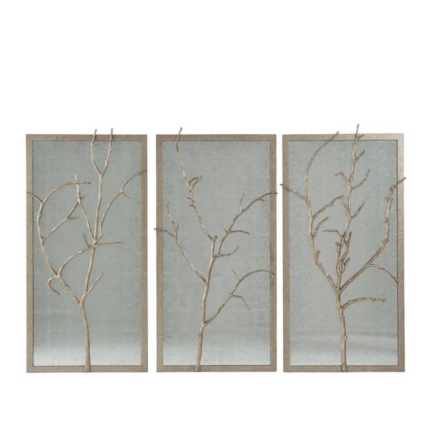 Picture of SILVER HAWTHORN TRIO WALL MIRROR