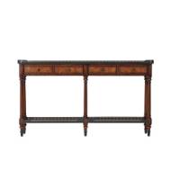 Picture of THE LOUIS XVI LEATHER CONSOLE TABLE